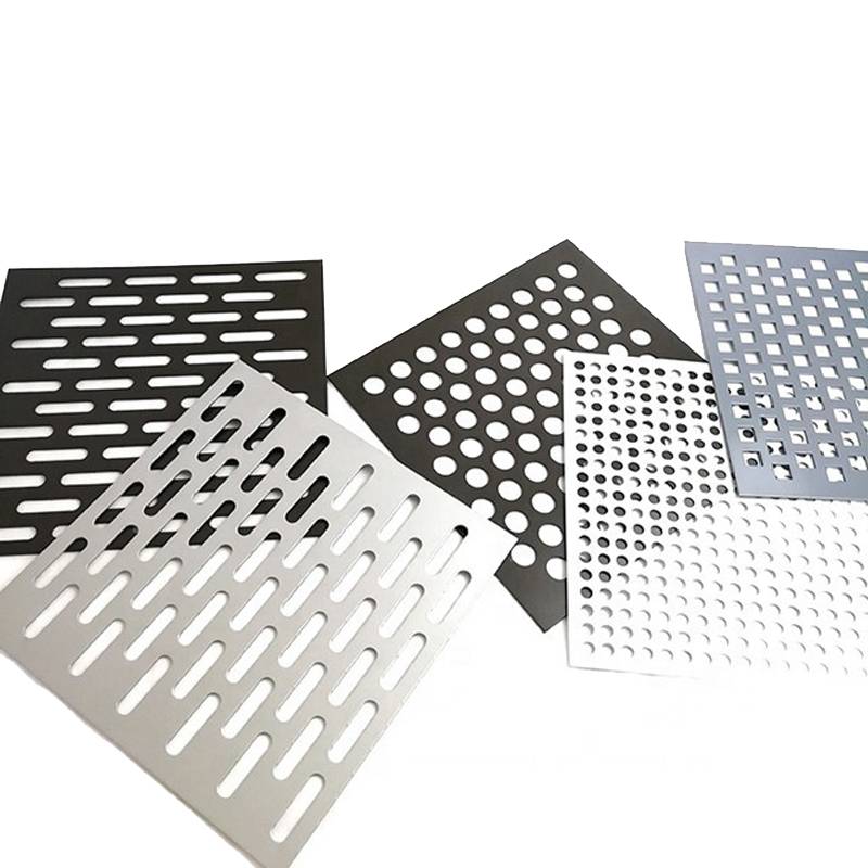 Stainless Steel Plates Perforated Punching Round Hole Metal Mesh Stamping
